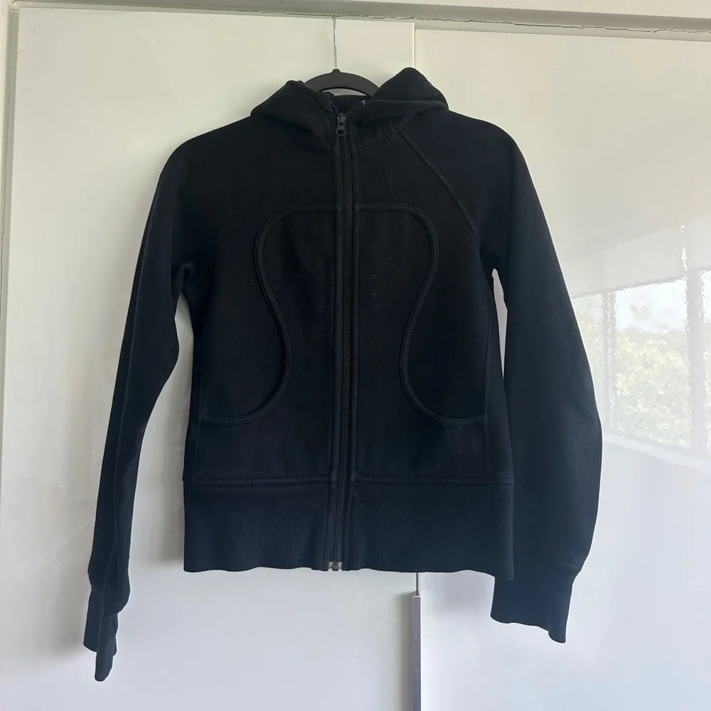 Lululemon Old Style Black Full Zip Scuba Jacket!